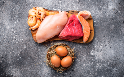 Mad med højt proteinindhold og få kalorier